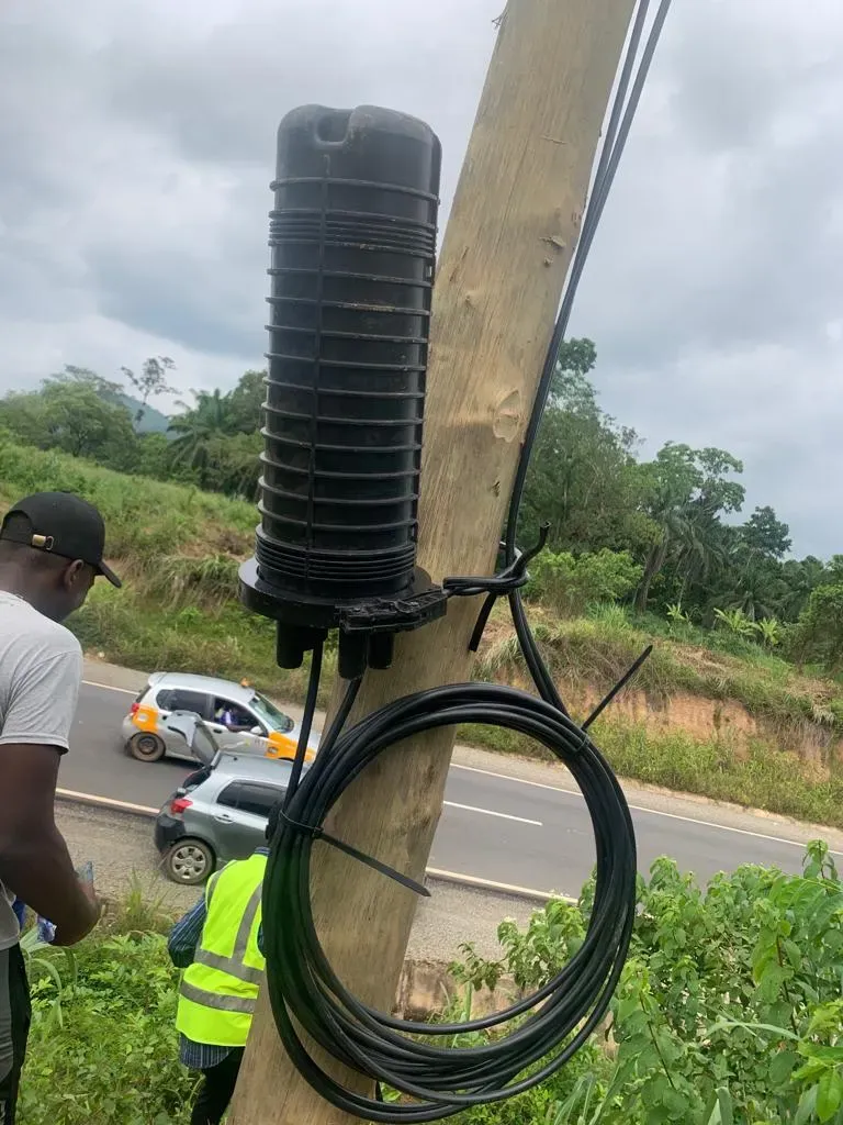 Wenchi MTN Fibre Backbone: site photo 6